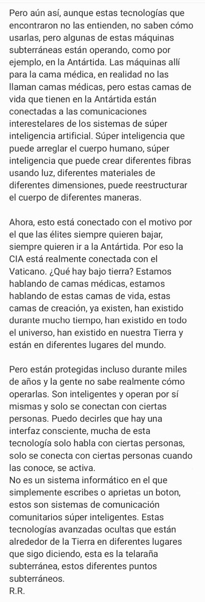 ALIENEGRO's tweet photo. P5.
R.R. 
EQUIPO R.R. LO AVISO, QTSR:
MED-BEDS//TECNOLOGÍA TESLA.
EL GRAN DESPERTAR A LA 5D.
@SIUKRA12. https://t.co/qyvkAxooeI