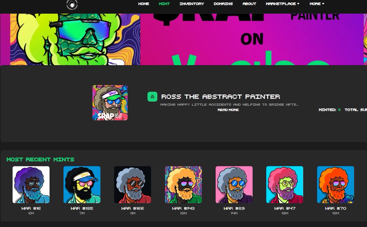 Some of the first free mints absolute 🔥🔥🔥🔥. WL next at 5pm and then Public tomorrow 24 hrs later. 

0.05 ETH

Only 200.....