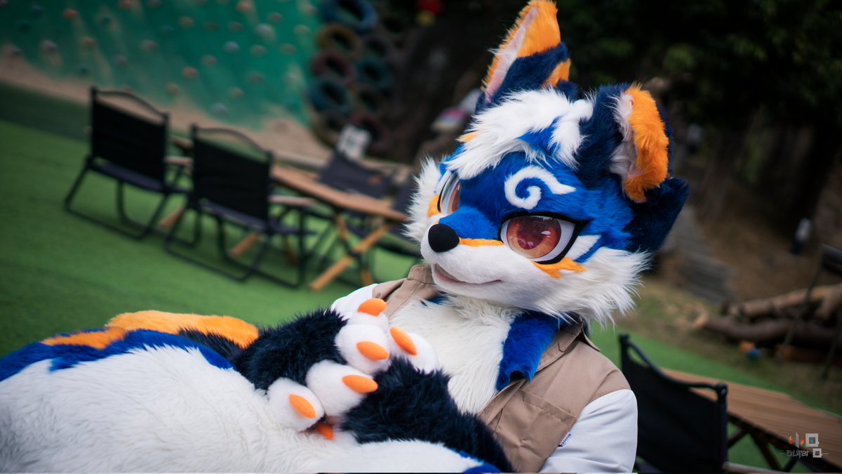 #FursuitFriday
悠闲午后～不一块来坐坐嘛
📷<a href="/yeKevin15/">小Q 🔜 绒萌</a> 
📷<a href="/lyfx2020/">FerandEX·翼轩</a>