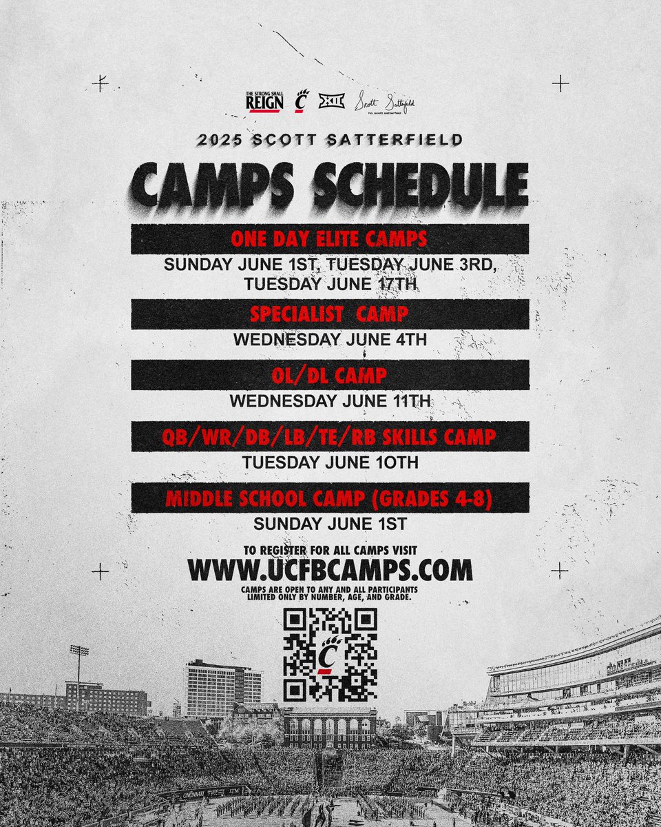 That time of year!!! Come SHOW OUT in the NIP!! Use code: CC10 for 10 bucks off your camp fee!! 🏕️🏈
