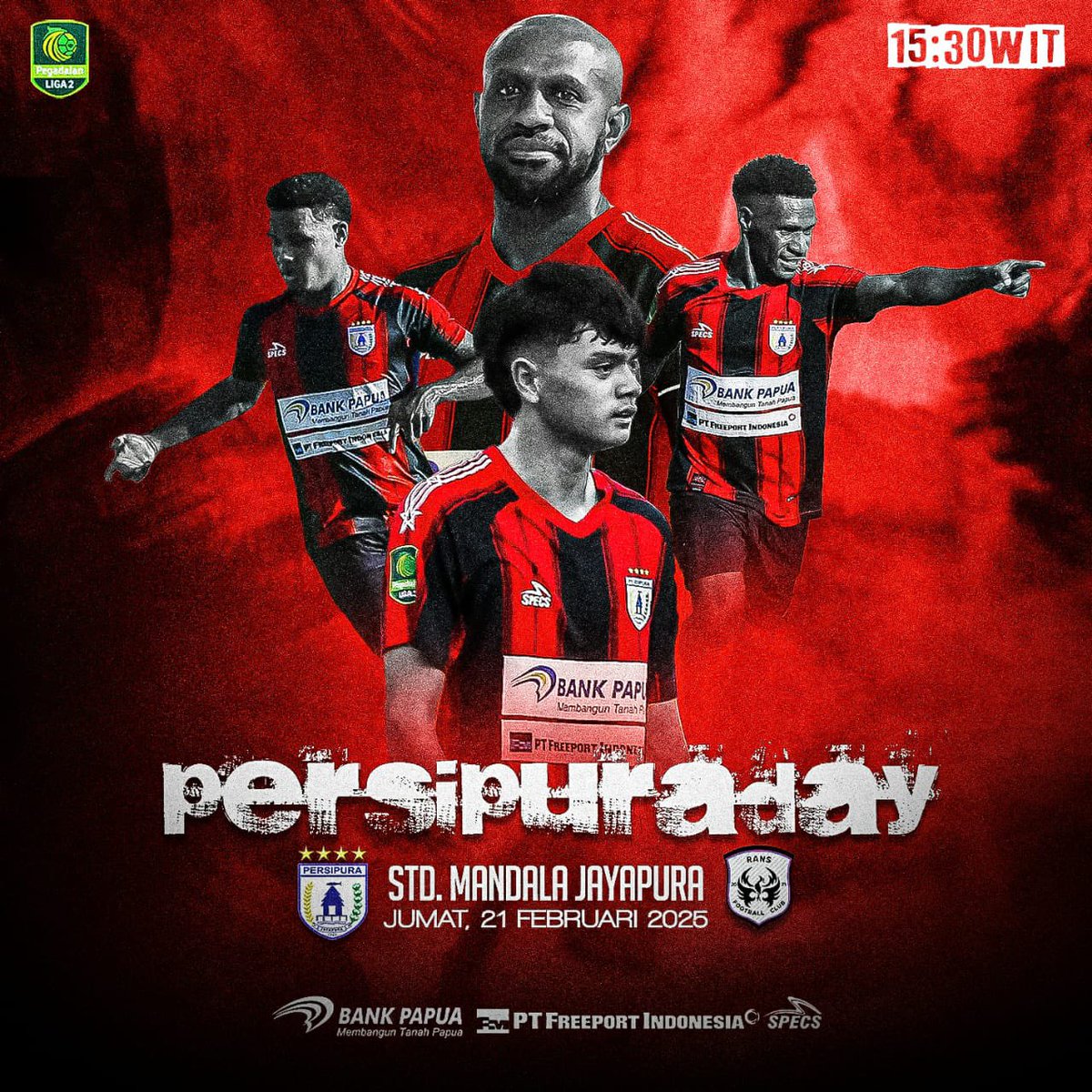persipura63's tweet photo. TUNTASKAN !!! π΄β«οΈ
poin penuh jangan sampai lolos β‘οΈπͺ
Mohon doa terlebih dukungan kalian langsung di Stadion sore ini..
#alwaysbehindyou #persipurapapua1963 #riseupersipura #tanahpapua #jayapura #pegadaianliga2 https://t.co/rYgJPuIe2X