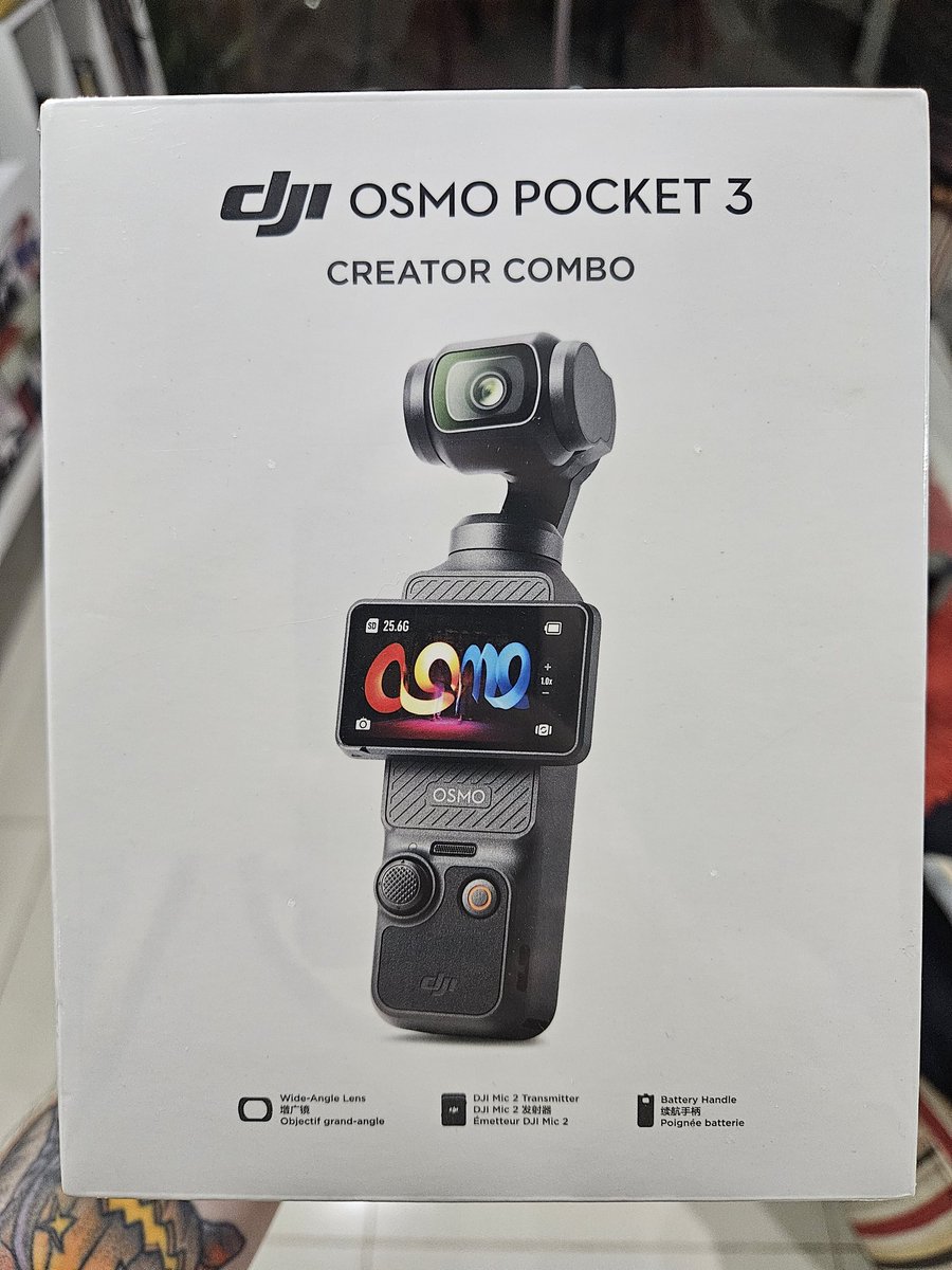 IronLHP's tweet photo. Dji Osmo Pocket 3 - Creator Combo.
Nuevo en caja!
6.200.000gs.
Se agradece que compartan para que llegue a su nuevo/a creador/a de contenido y aventuras 😎 https://t.co/Dseoulcbaw