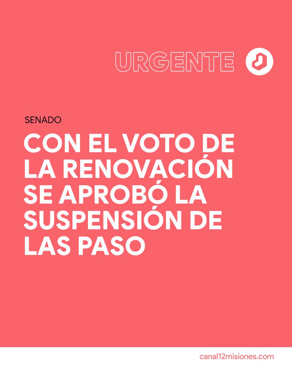 tv12misiones's tweet photo. 🔴 El Senado convirtió en ley la suspensión de las PASO: fue por 43 votos a favor, 20 en contra y seis abstenciones.
#Noticias #Politica #Senado #LasPASO https://t.co/KytoIaPhtv