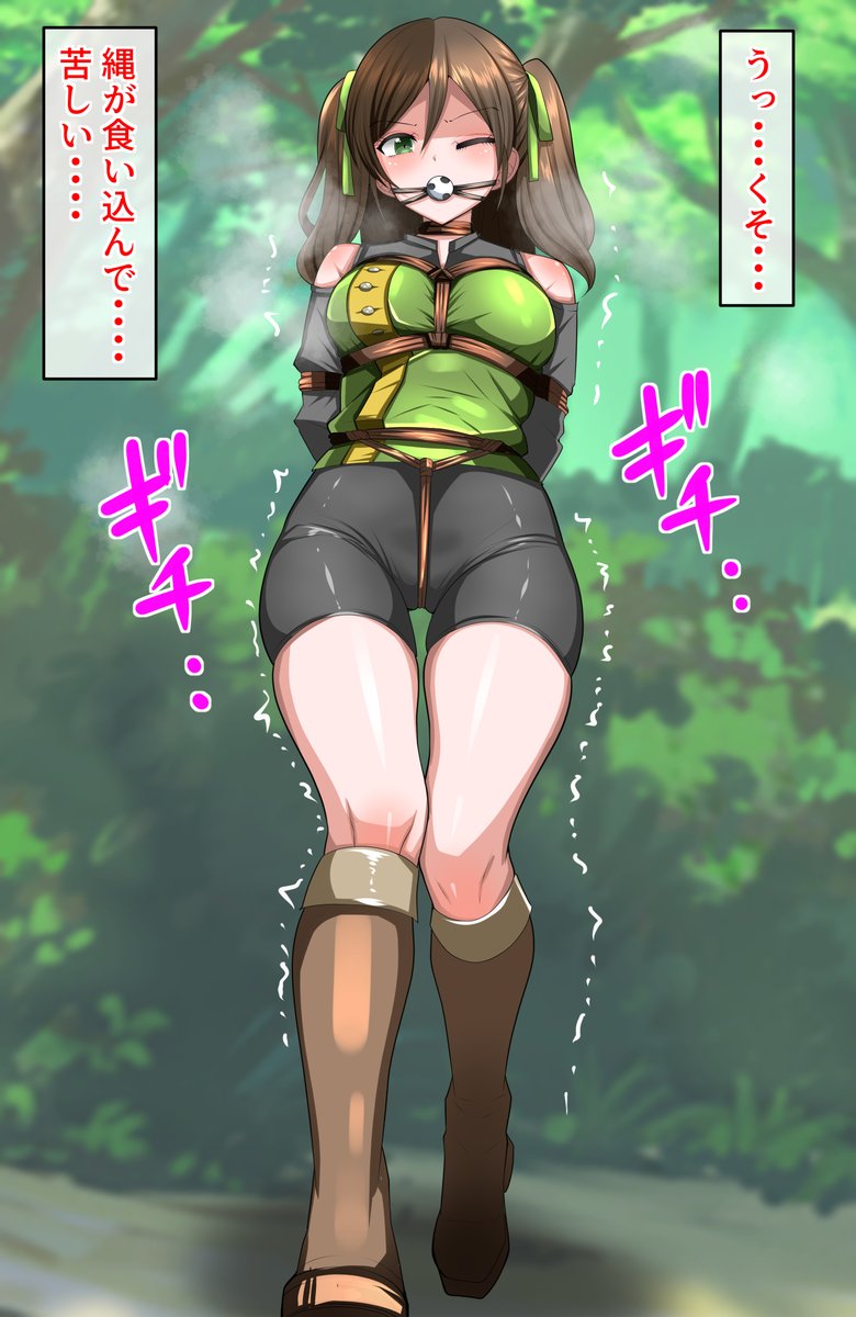 pixivとファンティア更新しました🌸
拘束、緊縛、逃走中～～ 