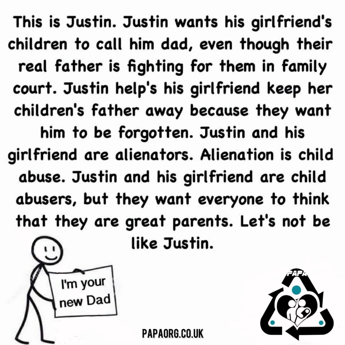 PAPA | People Against Parental Alienation ♻️ tweet media