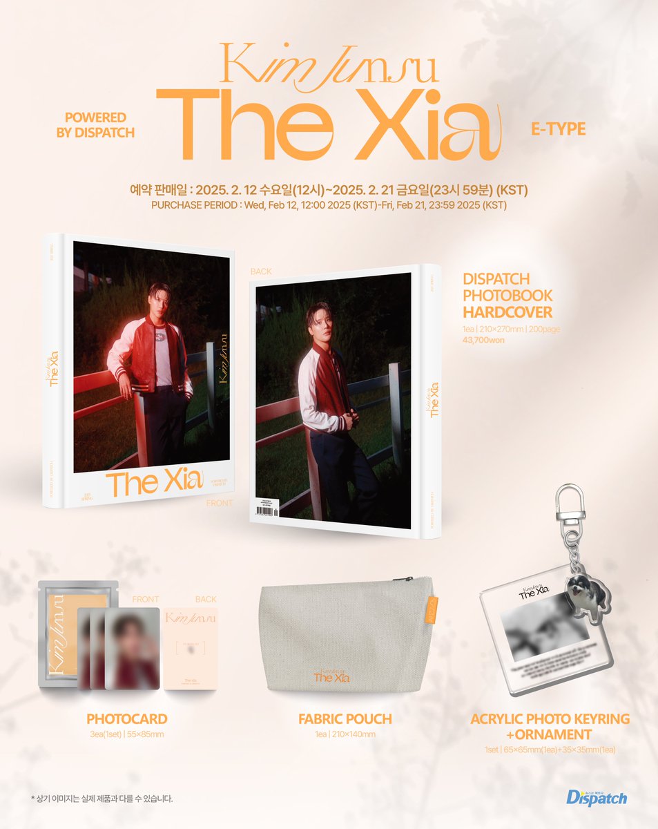 Dispatch_TheXia's tweet photo. ✨오늘은 The Xia 예약 판매 마지막 날✨
커버부터 특전까지 한 눈에 확인해 보세요❤︎(ദ്ദിㆁᴗㆁ✿)

🗓️~2025.02.21(23:59)(KST)

#김준수 #KIMJUNSU @Junsu_PALMTREE 
#TheXia #디스패치 #DISPATCH #디스패치_포토북 https://t.co/PIvWnhQyXF