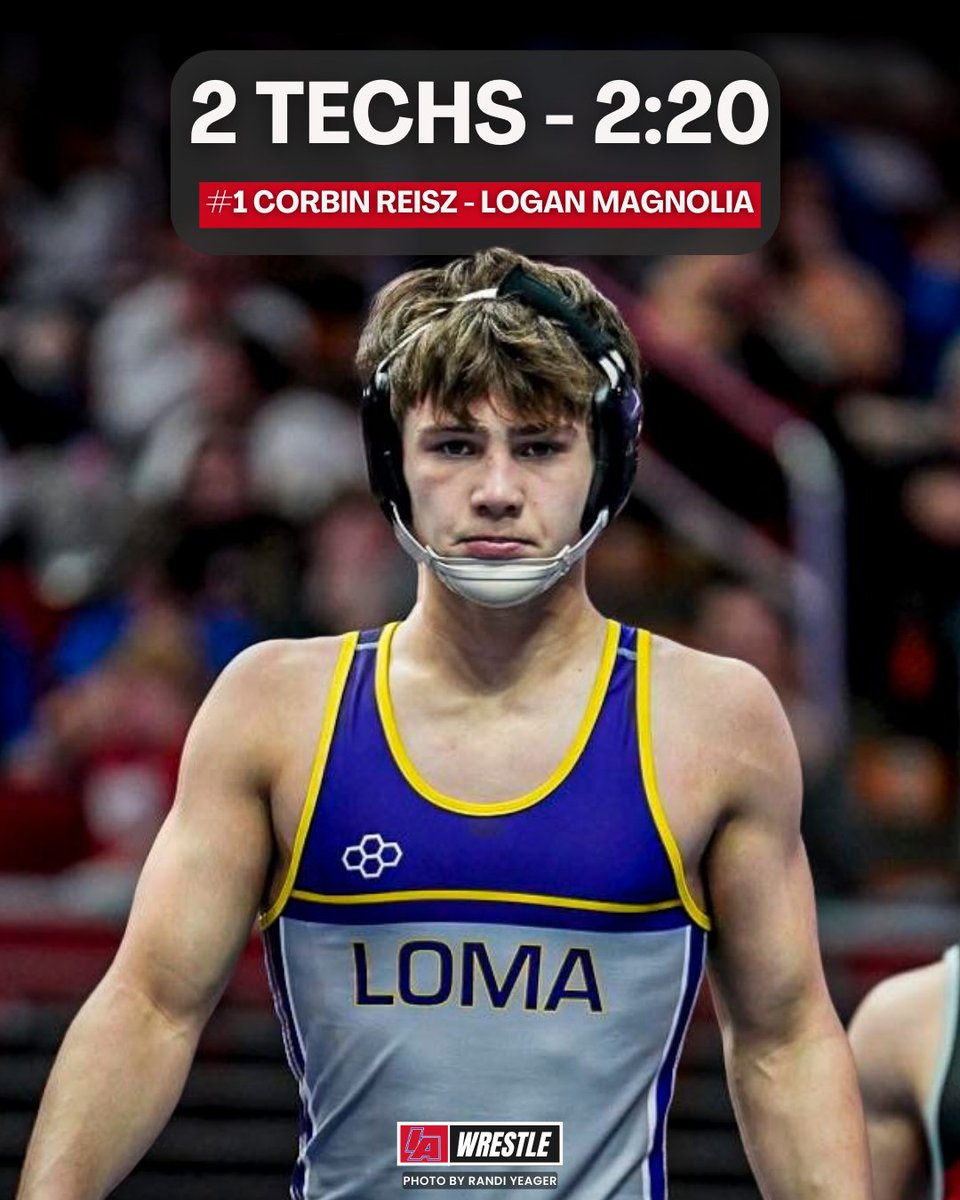 Logan Magnolia's Corbin Reisz has two techs in 2:20. 

#IAhswr