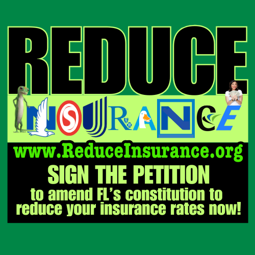 ReduceInsurance's tweet photo. Sign the petition @ https://t.co/5bF51YZeyI
Together, we'll constitutionally prohibit the cancellation of policies and provide a minimum of a 4% annual reduction in premiums.
We, the voters of Florida, will amend our state's Constitution to #ReduceInsurance once and for all! https://t.co/QOWEScVfAK