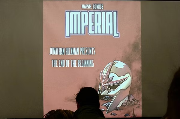 O Fim do Começo

O mais novo projeto secreto de Hickman na Marvel, Imperial, foi descrito no evento ComicsPRO como uma mistura de House Of X, Powers Of X e Ultimate Spider-Man.