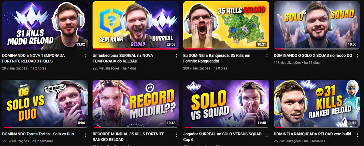 Salve rapaziada, estou tentando ser mais frequente com vídeos aqui no youtube... Quem tiver interesse em conhecer, o canal é focado em fortnite ZERO BUILD
youtube.com/@Tukaiii