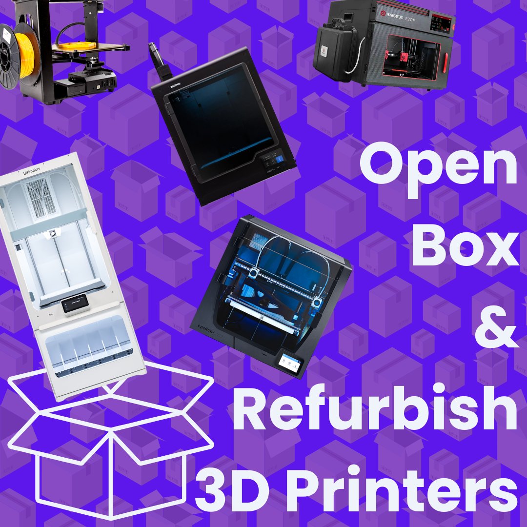 MatterHackers's tweet image. Get high-quality #OpenBox and #Refurbished #3DPrinters with warranty and support. Affordable, tested, and ideal for makers. Check often for new arrivals!

matterhackers.com/r/2iMfNz

#MatterHackers