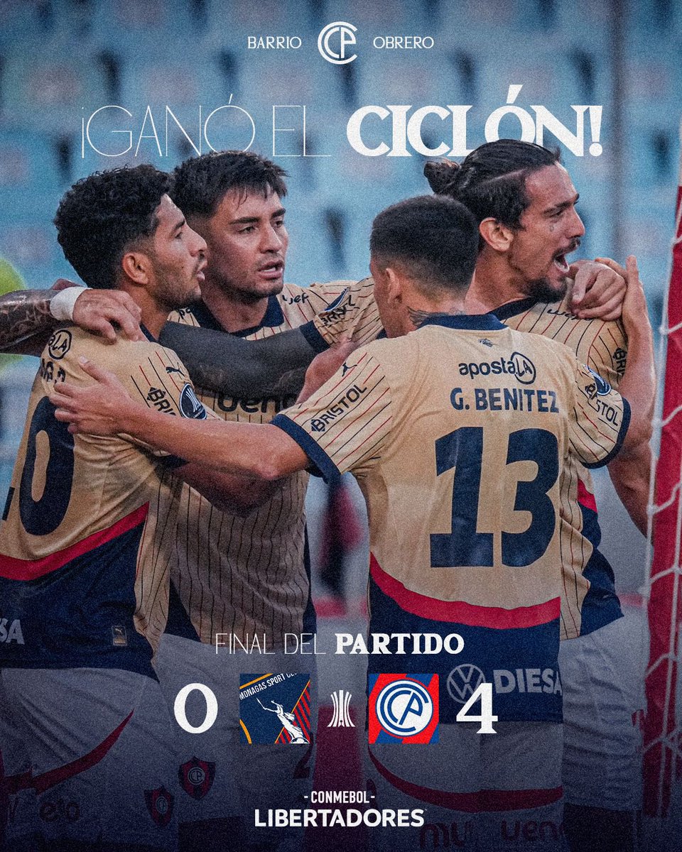 🏟️ ¡Final del partido!

💙❤️¡VICTORIA DEL CICLÓN!💙❤️

#MONvsCCP | 0-4

🌪️ #𝑱𝒖𝒆𝒈𝒂𝑬𝒍𝑪𝒊𝒄𝒍ó𝒏 🔵🔴