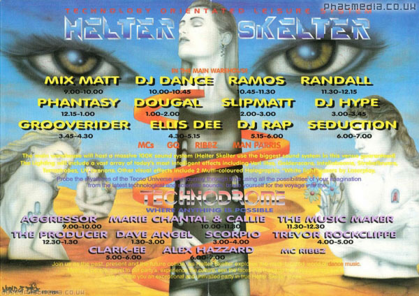 30 years ago today
14th April 1995
Helter Skelter
'Past, Present &amp; Future'
The Sanctuary
Milton Keynes