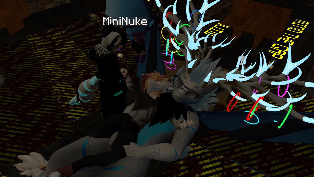 inovationvr's tweet photo. Pics taken from last weekends events 1.sunday the 9th halftime heat 2. Inovation x headpats underground virtual love 2 #vrchat #vrchatclub #vrchatdj #vrchatrave #vrchatcommunity #virtualreality https://t.co/u2p5eNJlyk