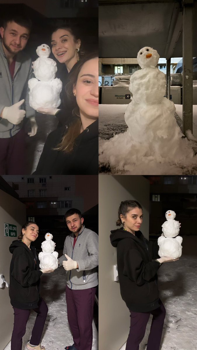 sağlıkçının kardan adamının da boynu bükük olurmuş