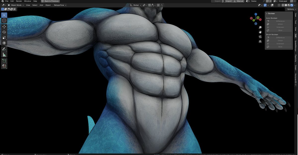 Wip. For the first try I'm making hand painted textures. Honestly his face turned out to be more expressive than I expected.