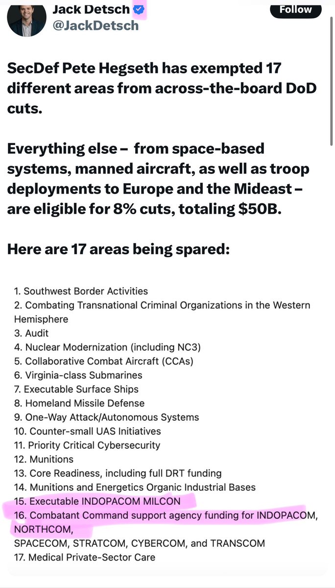 5eaPatriot's tweet photo. For all you, especially you 1st Island Chain “defense” enthusiasts, freakin out that POTUS will leave the INDOPAC…
😂 https://t.co/ynerXBUk3V