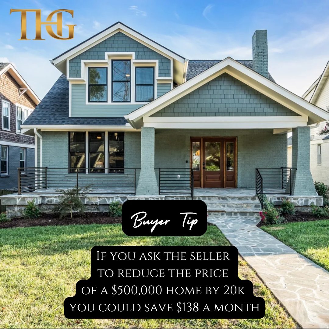 THG_RealEstate's tweet photo. 💡Homebuyer Tip: A price cut isn't always the best deal! Smart negotiations on rate buy-downs could save you more monthly. Our experienced TN realtors know the tricks to maximize your savings. Ready for a savvy home purchase? Let's talk! 🏠💰 

#TNRealEstate #HomebuyerHacks https://t.co/FA64J1shNS