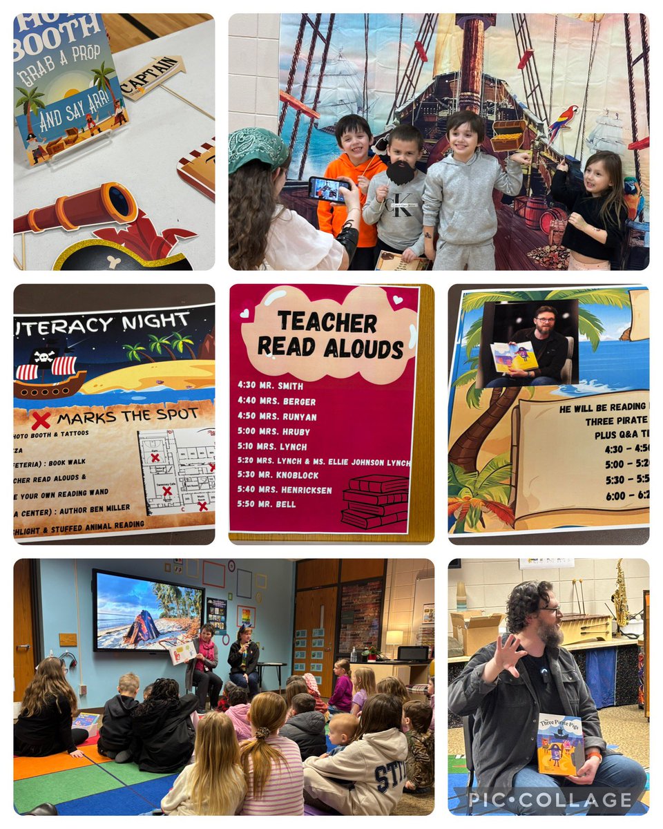 Sweeney Family Literacy Night 2025! We had it all: teacher read alouds, tattoos, flashlight reading, free food, a local author and more!  Thank you to all of the staff and volunteers who made this happen! #shakopeeschools
