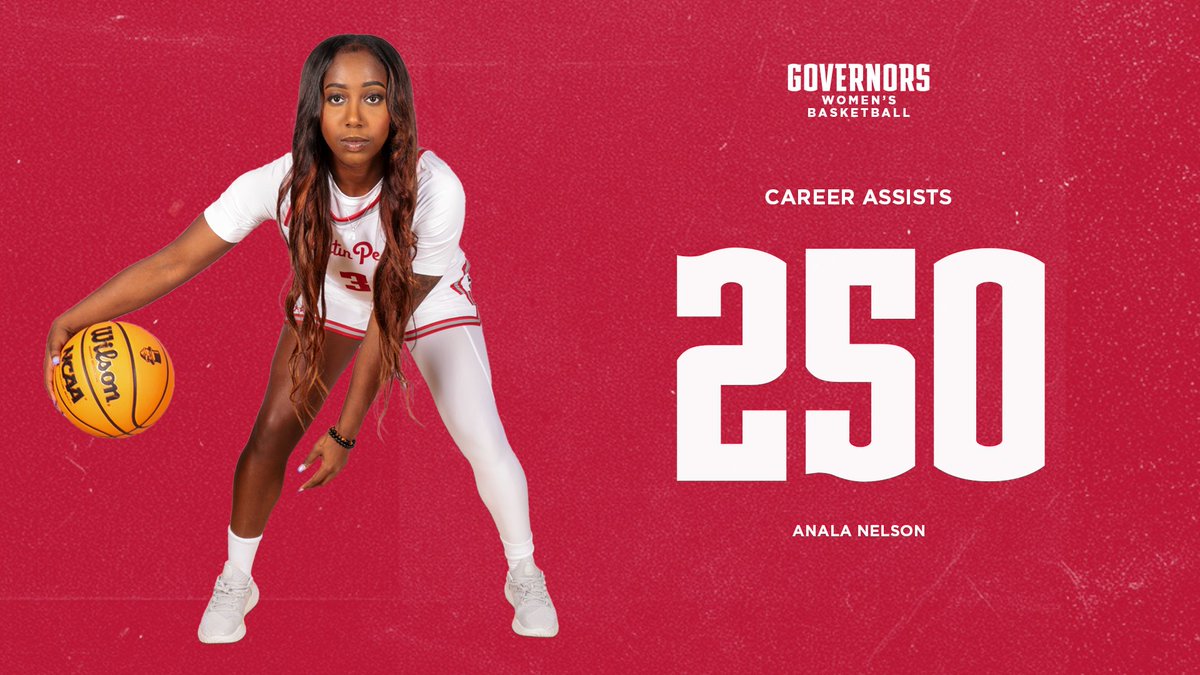That's 2⃣5⃣0⃣ career assists for Anala Nelson!!

#ItsTime | #LetsGoPeay