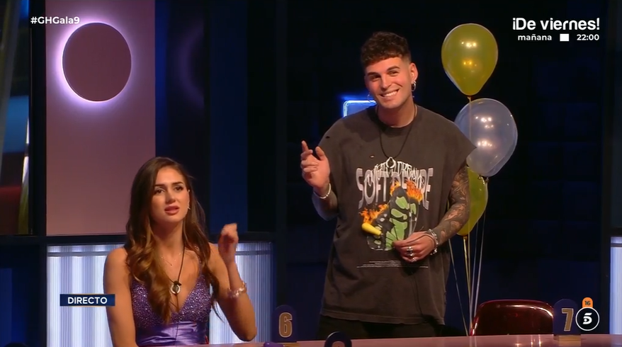 Sergio es el último que se queda con globos y, por tanto, se convierte... EN EL PRIMER FINALISTA de GH DÚO 🚨 #GHGala9