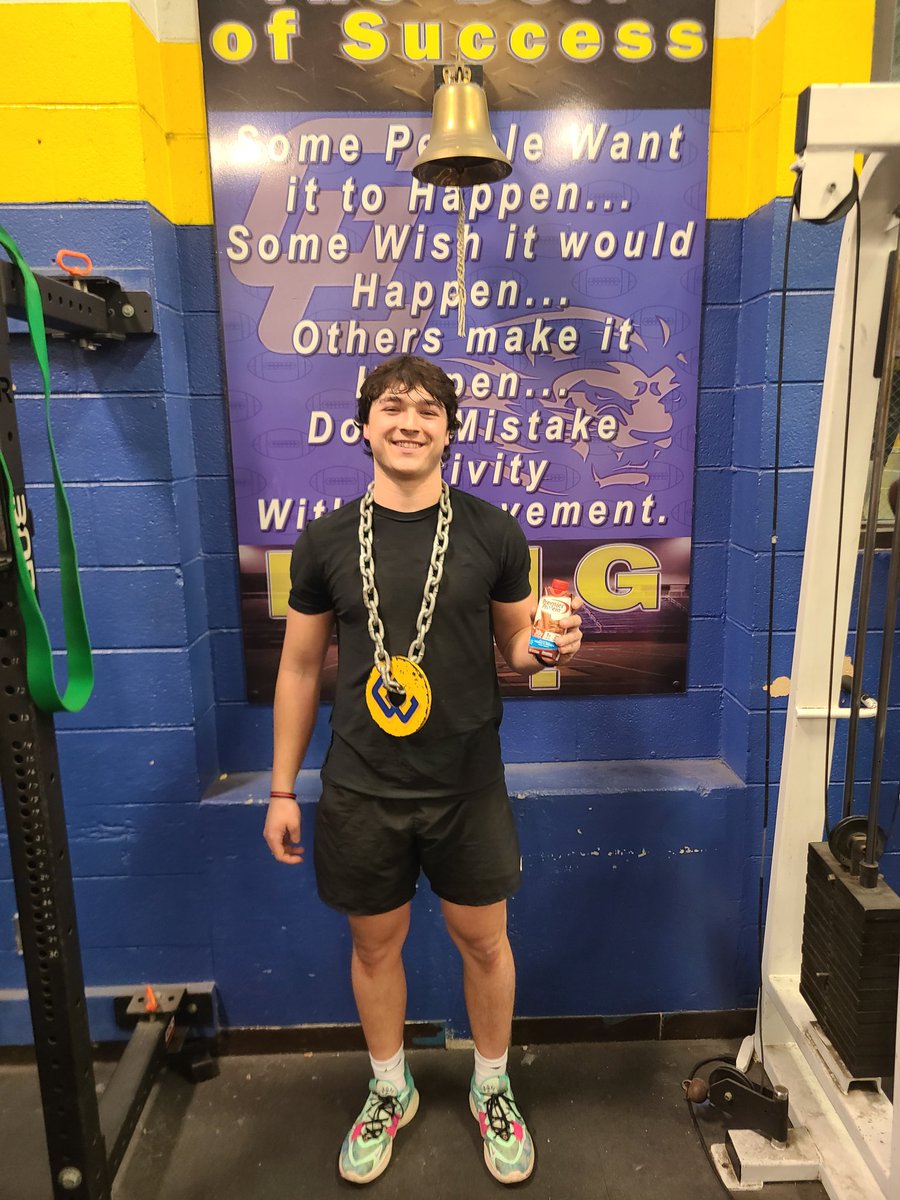 This week's Lifter Of The Week is Aidan Reasoner.  Working hard is in this guys DNA.  Expecting big things from him this season. #GOLIONS  <a href="/gahannafootball/">GahannaFootball</a> <a href="/GLHS_Athletics/">Gahanna Lincoln Athletics</a>