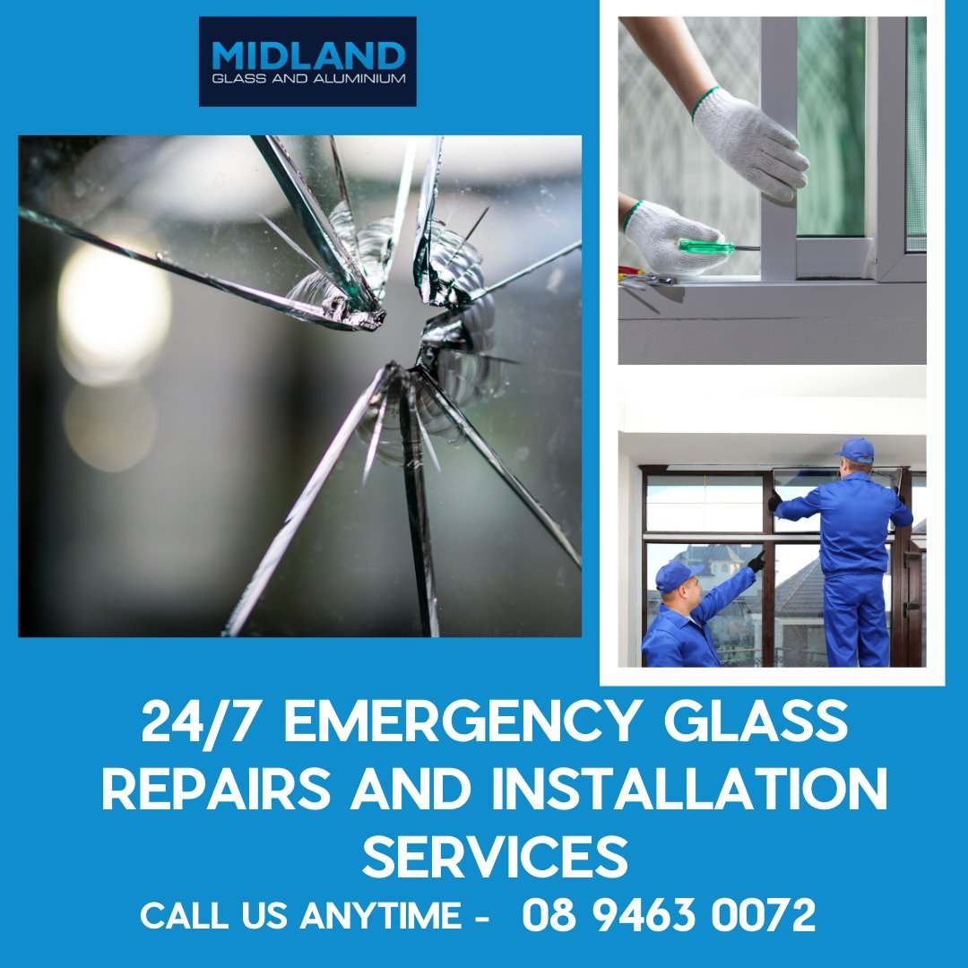 midlandglass_'s tweet image. Cracked or shattered glass? Contact us 24/7 for quick and professional service, because emergencies can’t wait.

Contact our team at 08 9463 0072 or visit our website at midlandglass.com.au

#GlassInstallationsPerth #PerthGlassArt
#CustomGlassDesigns #GlassCraftsmanship