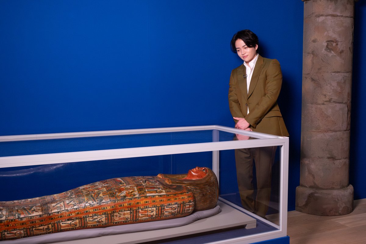 古代エジプト展 東京展公式アンバサダー #菊池風磨 さんが 《神官ホル