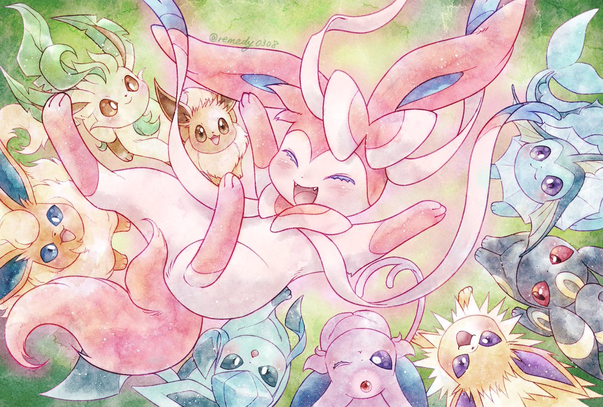 こちらは、昨年ニンフィアちゃんの日💝