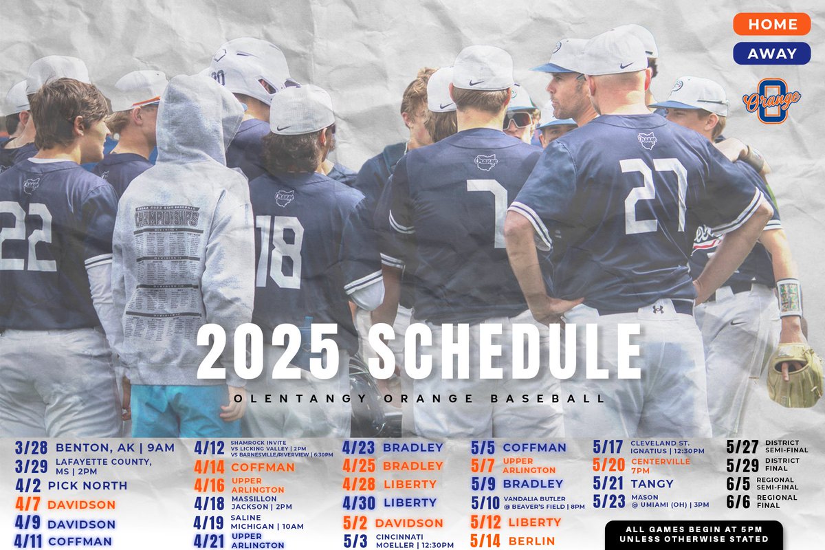 Orange Baseball (@oobaseball) on Twitter photo ๐จ 2025 SCHEDULE RELEASE ๐จ
Competing outside the district : <a href="/BigMoeBaseball/">BigMoeBaseball</a> <a href="/JHSbaseball2014/">Jackson Baseball</a> <a href="/CHSElkBaseball/">CHS Elks Baseball</a> <a href="/SIHSBaseball1/">Saint Ignatius Baseball</a> <a href="/pantherrbiclub/">Benton Panther Baseball</a> <a href="/LafCo_Baseball/">Lafayette Commodore Baseball</a> <a href="/MasonHSBaseball/">Mason Comets Baseball</a> <a href="/butler_baseball/">Butler Baseball</a> <a href="/HornetBaseballC/">Hornet Baseball Club (Saline, MI)</a>
#OrangeBaseball | #ICCU ๐จ 2025 SCHEDULE RELEASE ๐จ
Competing outside the district : <a href="/BigMoeBaseball/">BigMoeBaseball</a> <a href="/JHSbaseball2014/">Jackson Baseball</a> <a href="/CHSElkBaseball/">CHS Elks Baseball</a> <a href="/SIHSBaseball1/">Saint Ignatius Baseball</a> <a href="/pantherrbiclub/">Benton Panther Baseball</a> <a href="/LafCo_Baseball/">Lafayette Commodore Baseball</a> <a href="/MasonHSBaseball/">Mason Comets Baseball</a> <a href="/butler_baseball/">Butler Baseball</a> <a href="/HornetBaseballC/">Hornet Baseball Club (Saline, MI)</a>
#OrangeBaseball | #ICCU