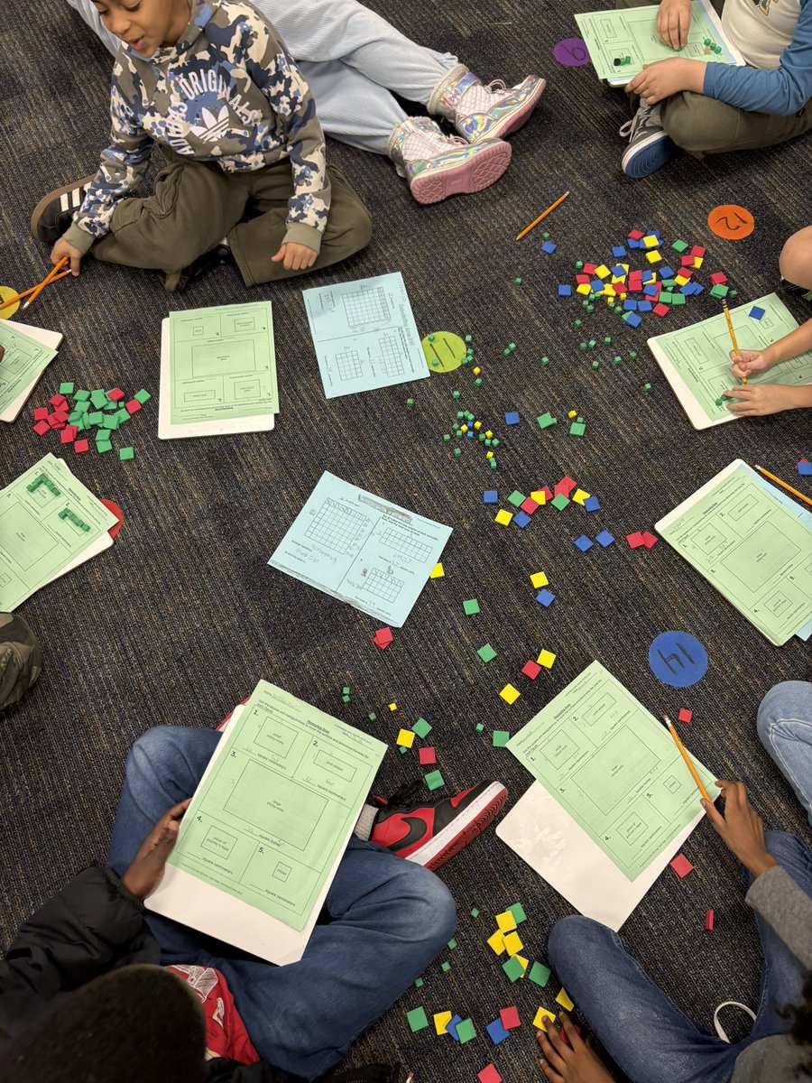 Mr_TJordan's tweet image. My third graders dove into area this afternoon measuring, multiplying, and making sense of space! Proud of their hard work and math magic! โจ๐ #MathInAction #ThirdGrademath #CFISD #pathtoamazing