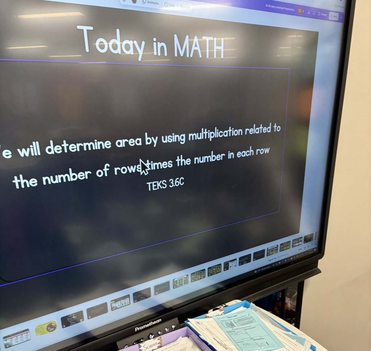 Mr_TJordan's tweet image. My third graders dove into area this afternoon measuring, multiplying, and making sense of space! Proud of their hard work and math magic! โจ๐ #MathInAction #ThirdGrademath #CFISD #pathtoamazing