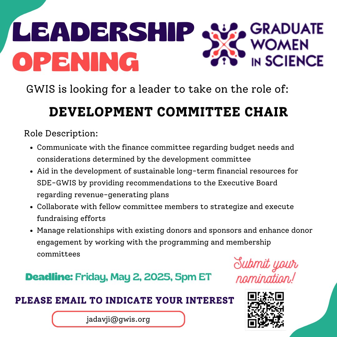 Graduate Women in Science (@gwisci) on Twitter photo 
