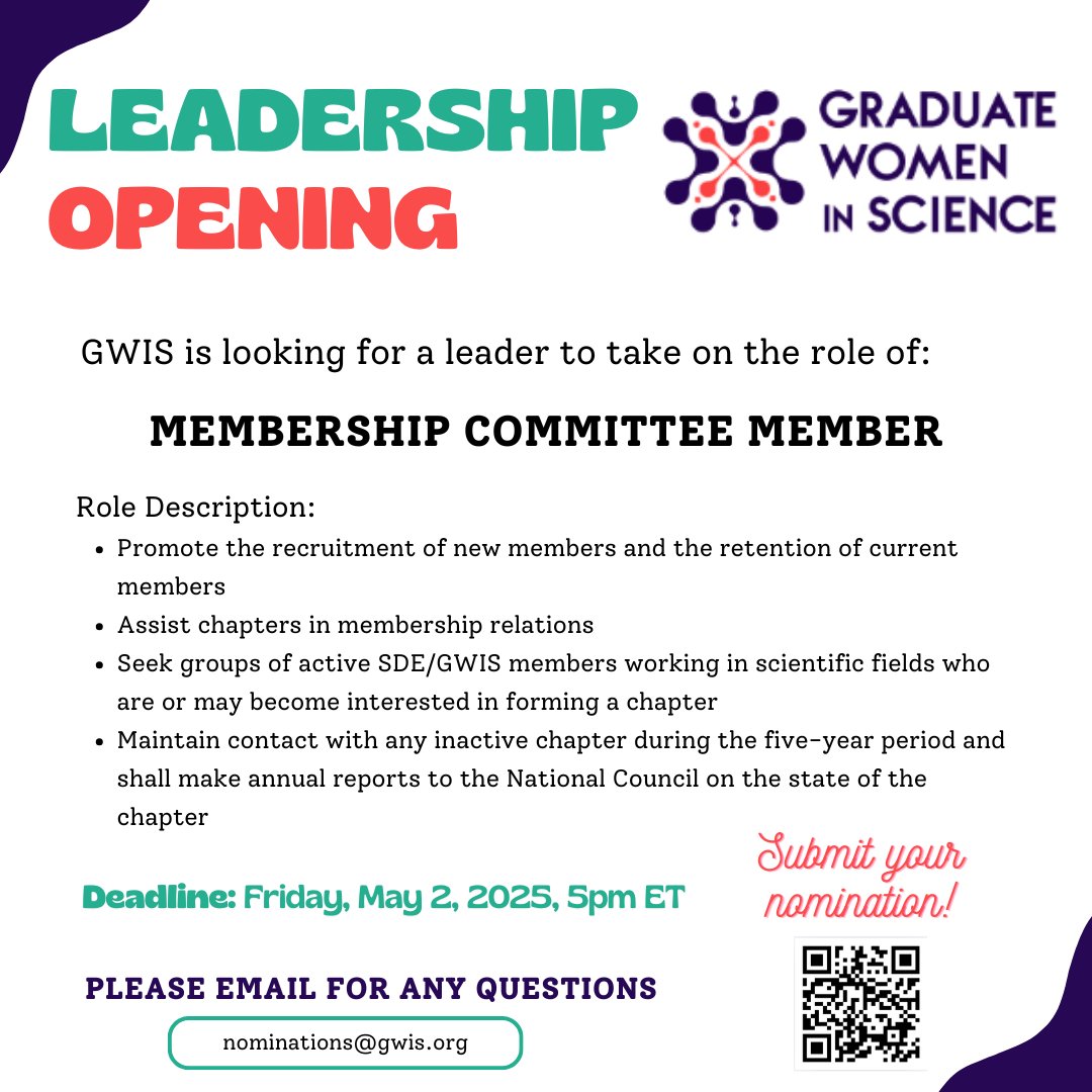 Graduate Women in Science (@gwisci) on Twitter photo 
