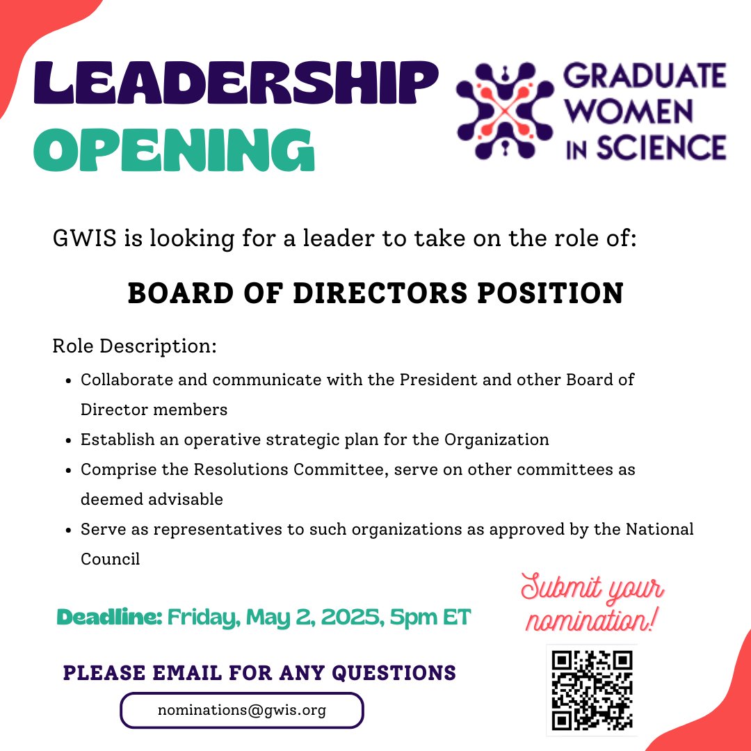 Graduate Women in Science (@gwisci) on Twitter photo 
