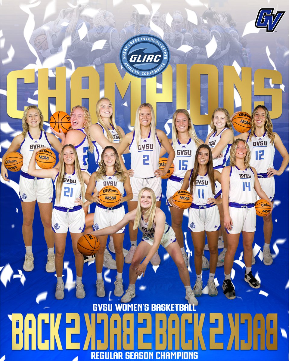 Not one, not two, not three, but 4️⃣ straight championships! 🏆

With today's victory, added with NMU's loss, the Lakers have clinched their fourth straight GLIAC regular season title! 👑

#AnchorUp