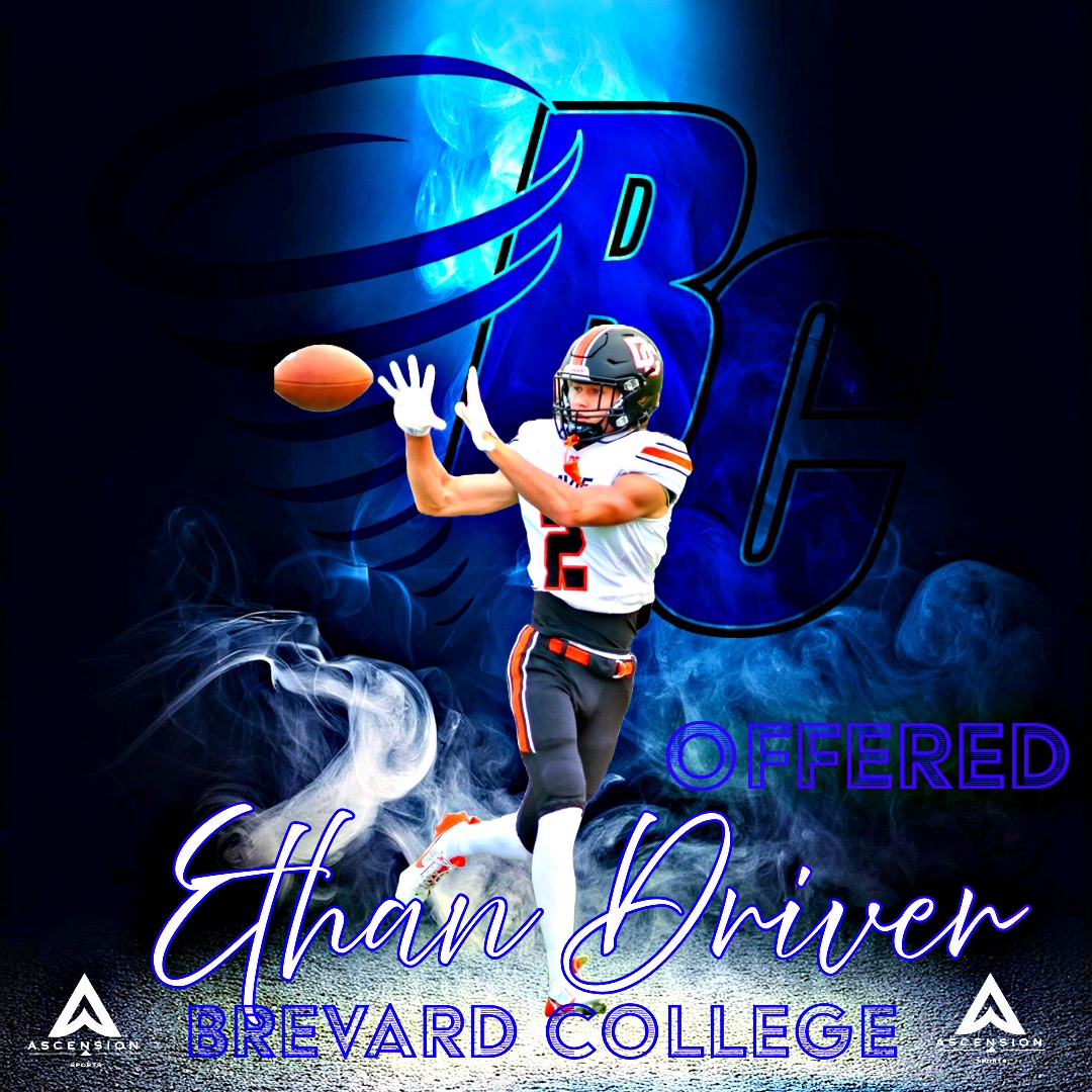 Congratulations to 2026 WR Ethan Driver/ Davie HS on his offer from Brevard College. #KeepAscending #ProgramChangerz #ItsJustALittleWork
