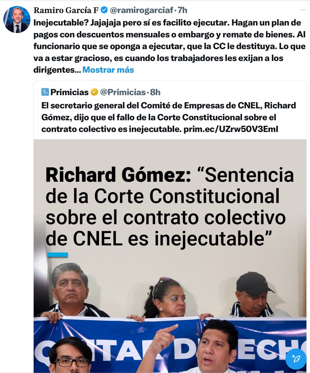 SinMordazaOf's tweet photo. #AnderssonBoscan Eres un LADRÓN GENÉTICO..
¿Sabías que $522 millones robaron estos sinvergüenzas CON UN FALLO JUDICIAL IRREGULAR.
Le estás dando a #Noboa malos augurios en las elecciones por RECUPERAR DINERO QUE NOS ROBARON.

Lee a @ramirogarciaf 
Eres una 🐀🐀🐀🐀 https://t.co/q0JRXN8bxn