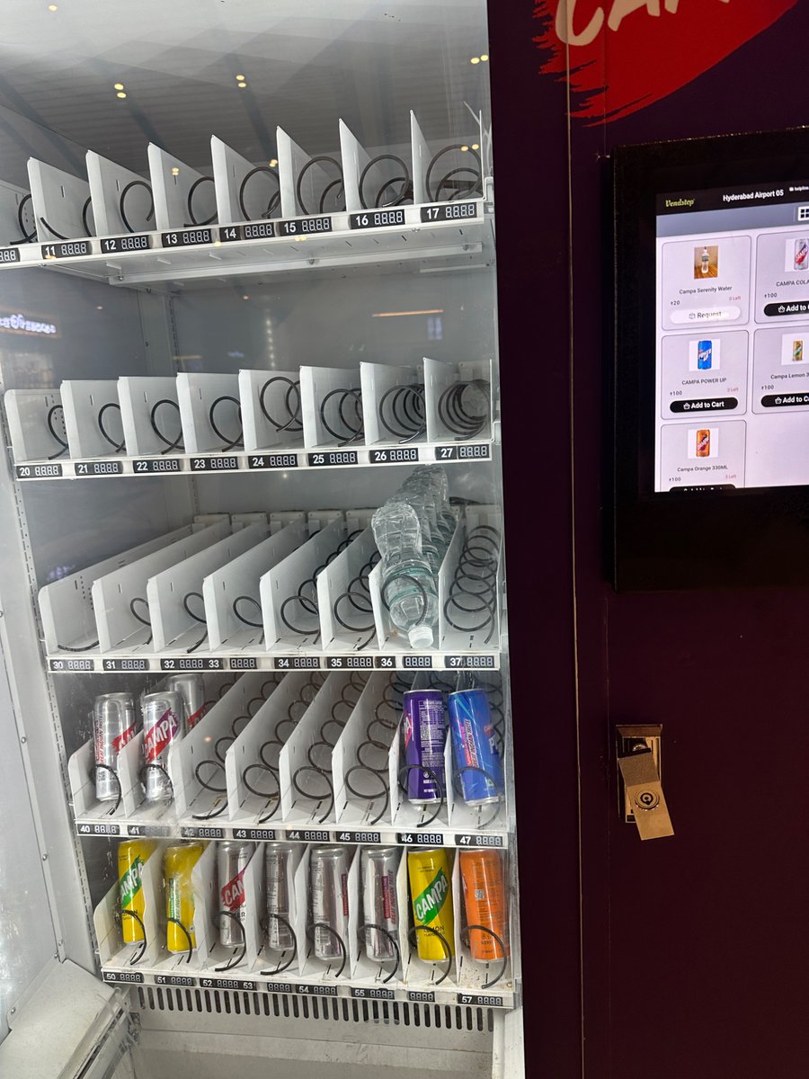 _VipinTyagi's tweet photo. @RGIAHyd Please refer to image shared, it has vending machine number https://t.co/PNrT6UdD5f