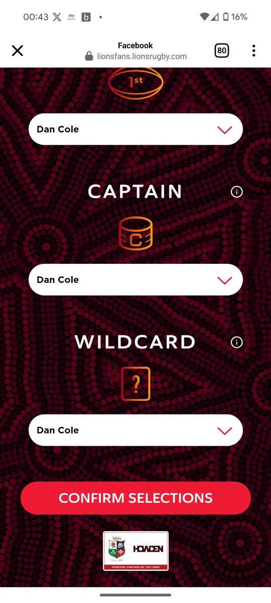 DannyArmiger9's tweet photo. @LoveOfRugby_ entering a competition to win Lions Tour tickets... Questions were easy to answer 😁 https://t.co/75qSRCU5qw