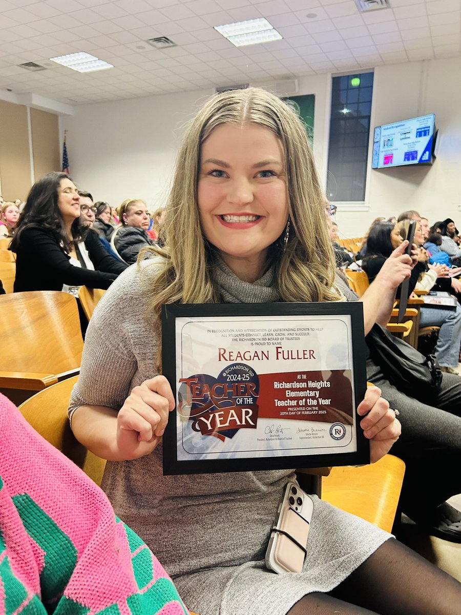 Reagan Fuller (@itsmrsfuller) on Twitter photo Thank you to the Board of Trustees and <a href="/IamBranum/">Tabitha Branum</a> for recognizing all of the Teacher of the Year recipients tonight at the Board Meeting! 🥳❤️ Truly honored to get to represent the amazing <a href="/RHeightsElem/">Richardson Heights Elementary</a>! #RISDBeTheOne Thank you to the Board of Trustees and <a href="/IamBranum/">Tabitha Branum</a> for recognizing all of the Teacher of the Year recipients tonight at the Board Meeting! 🥳❤️ Truly honored to get to represent the amazing <a href="/RHeightsElem/">Richardson Heights Elementary</a>! #RISDBeTheOne