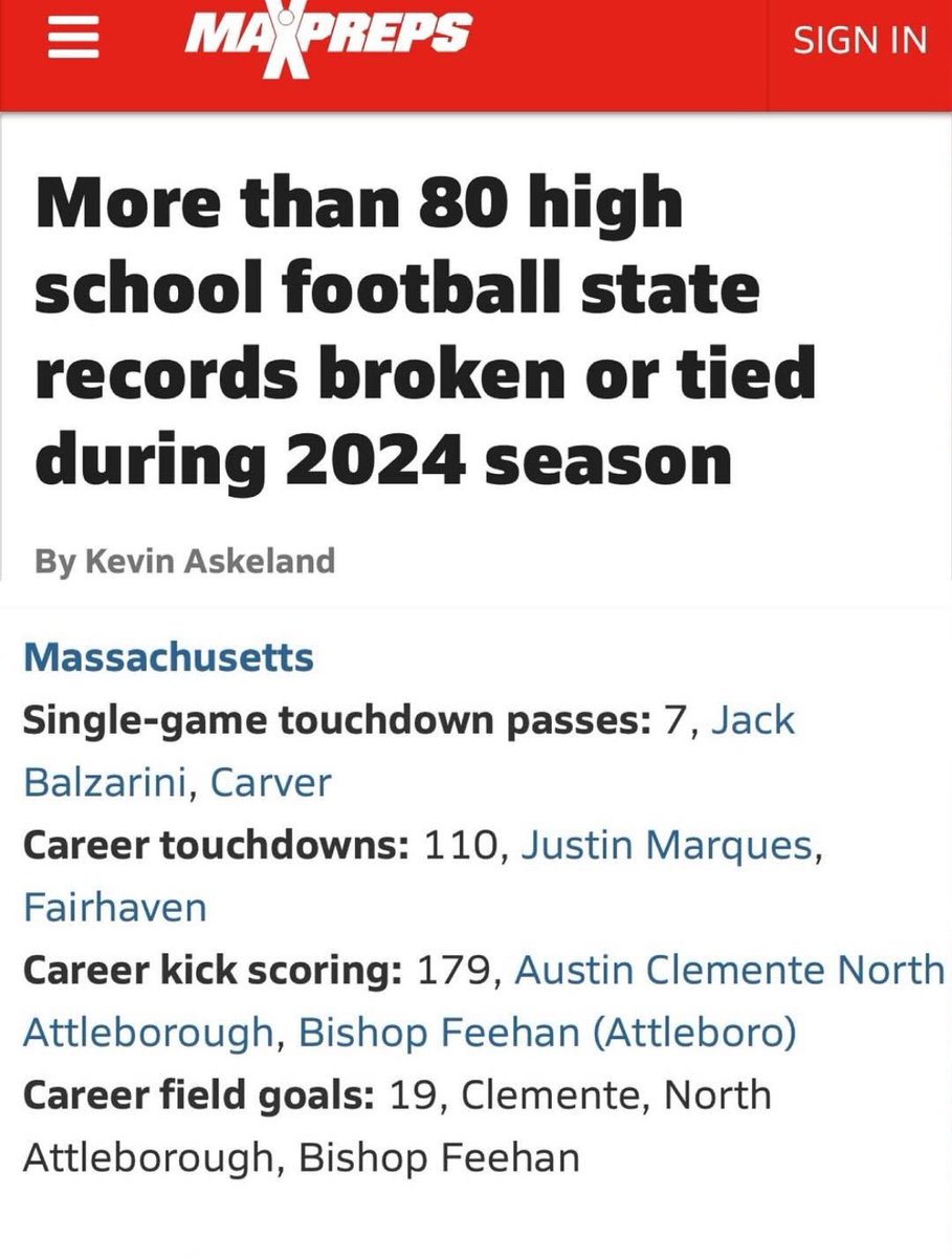 AustinClemente0's tweet photo. Very honered to hold two state records @Mpstrachan https://t.co/NxjDfI5BYd