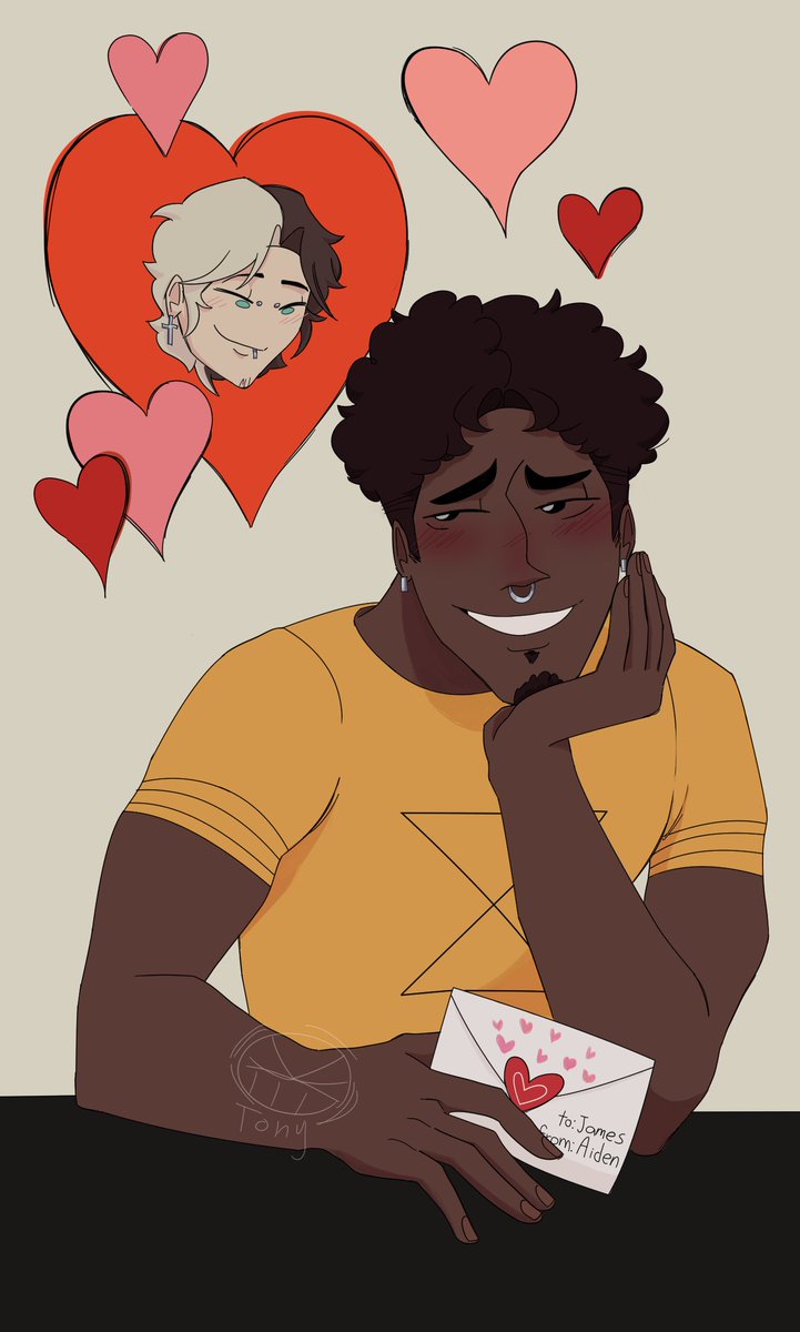 Tony_Skulll's tweet photo. Can´t stop thinking about you ❤️💛#disventurecamp #dctwt #jaidenspinoff https://t.co/rtcsnp4EZV