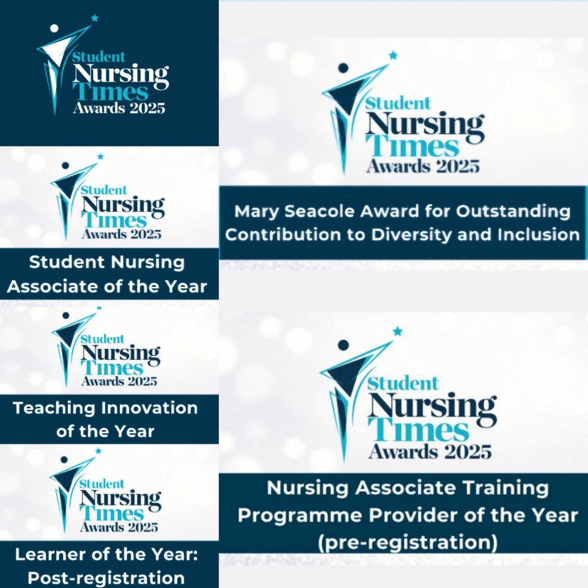 UniOSalfordTNA's tweet photo. We're absolutely thrilled to share that our amazing students, wonderful team members & humble programme have been shortlisted as national finalists across multiple categories for #StudentNursingTimesAwards #SNTA2025
Spreading #NursingAssociateMagic π https://t.co/B3IAVYMvaJ