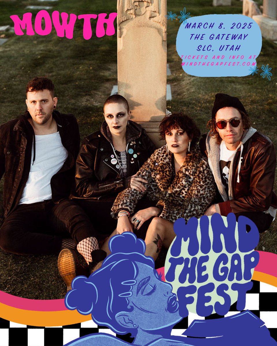 Starting at 11:45 am, Mowth will take the KRCL Stage on International Women's Day, March 8th at The Gateway Olympic Plaza!
⁠
Get tickets and make a donation at mindthegapfest.eventbrite.com! ⁠
#MindTheGapFest #internationalwomensday