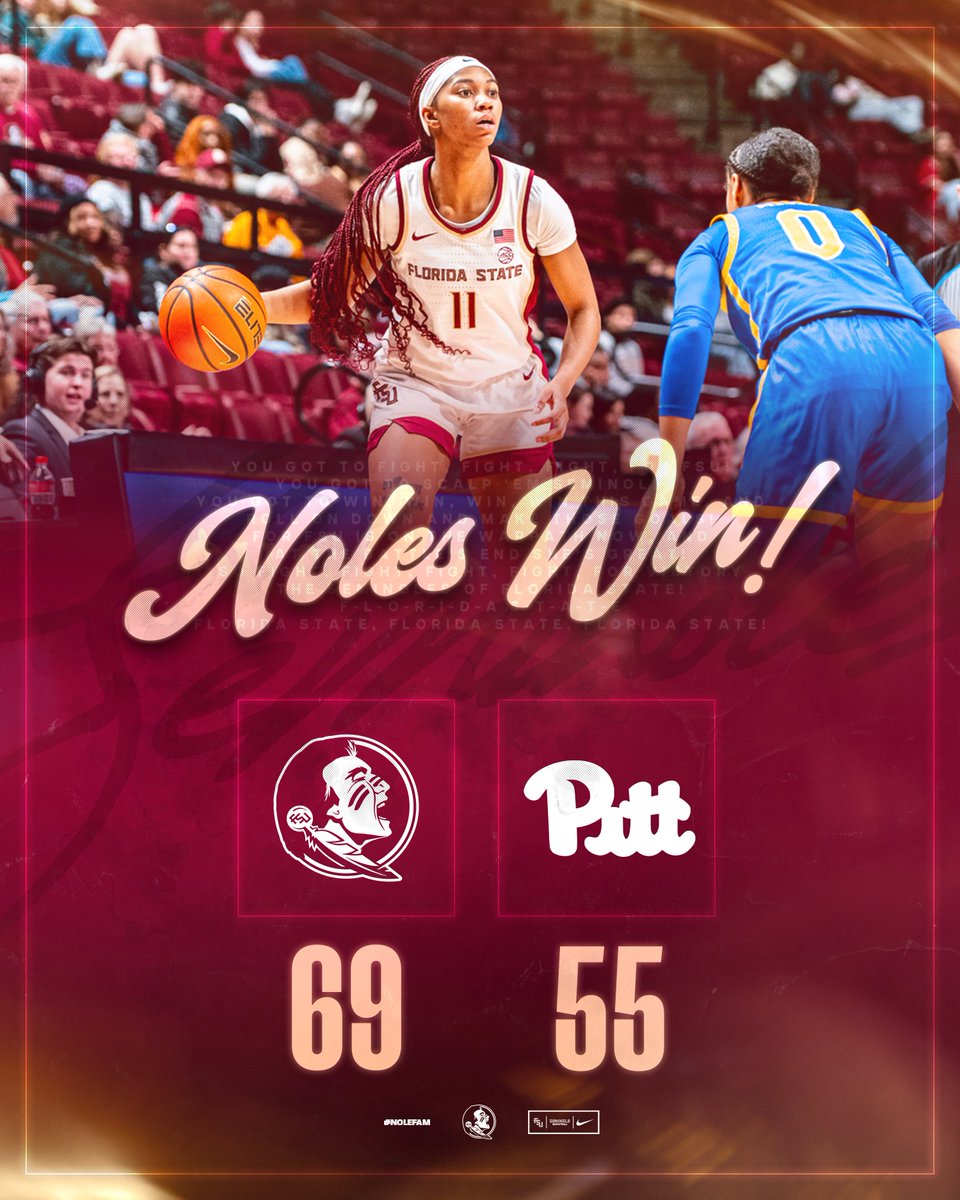 Got the job DONE!

#Noles WIN!

#NoleFAM