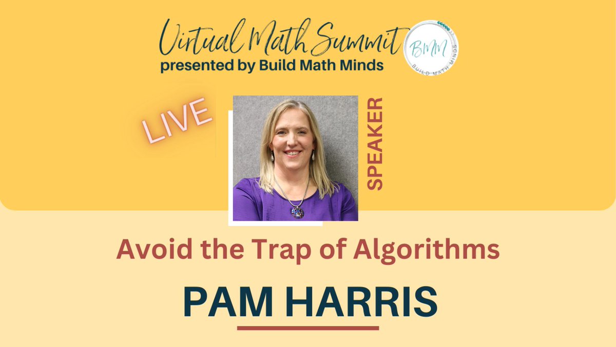 pwharris's tweet image. Catch my session and more at the Virtual Math Summit hosted by @BuildMathMinds starting on February 22nd.
Make sure to register and get PD at your fingertips: VirtualMathSummit.com
#buildmathminds25 #MathIsFigureOutAble #MTBoS #ITeachMath #MathEd