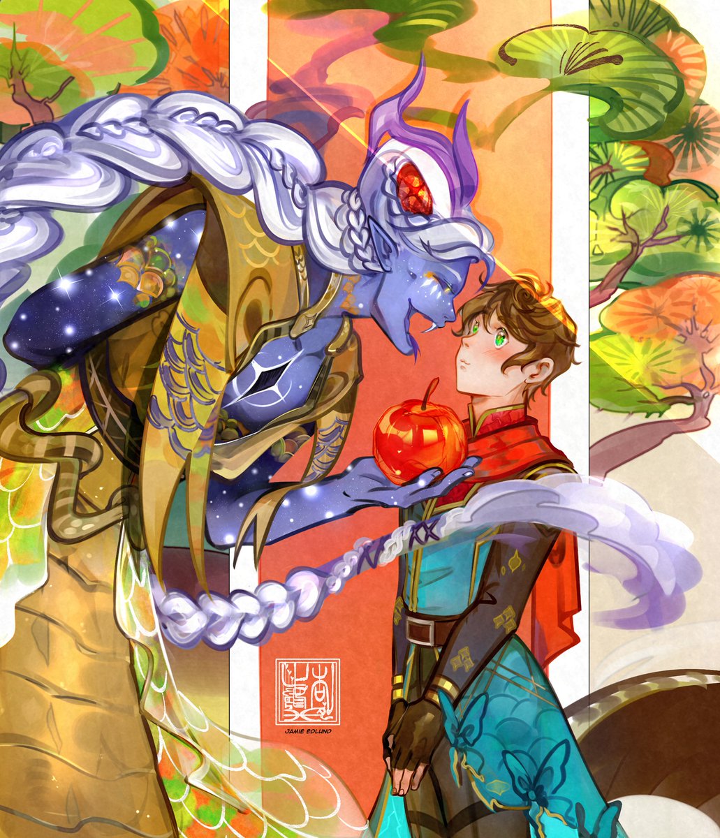 jamie_edlund's tweet photo. Go on, take a bite.🍎🐍
.
#thedragonprince #aaravos #callum #tdp https://t.co/8RfIAZrE8z