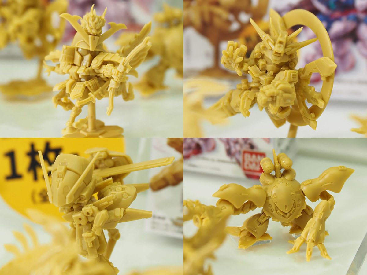 otona_shokugan's tweet photo. 【#ガンダム #スペリオルディファイン】

ガンダム食玩新シリーズが #GNF で最速展示中！
5体のMSを約38mmの精密な造形で立体化。さらに12種のイラストを楽しめるシールがランダムで付属！
2025年夏頃発売予定　550円（税込）

商品詳細は3月19日の予約開始までお楽しみに！ https://t.co/qsysRpHB86