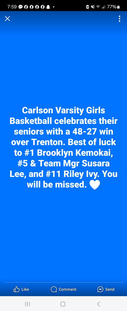 Once a Marauder, Always a Marauder.
💙🏀💙🏀💙🏀💙🏀💙🏀💙🏀💙